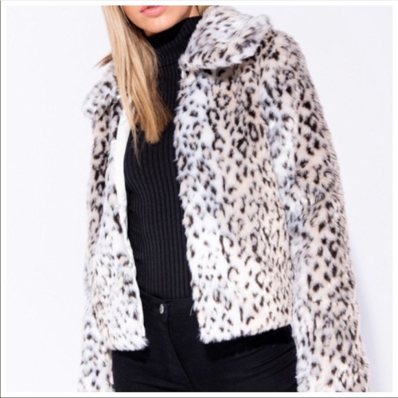 🎉Last one size 6🎈Faux fur jacket - Picture 3 of 3